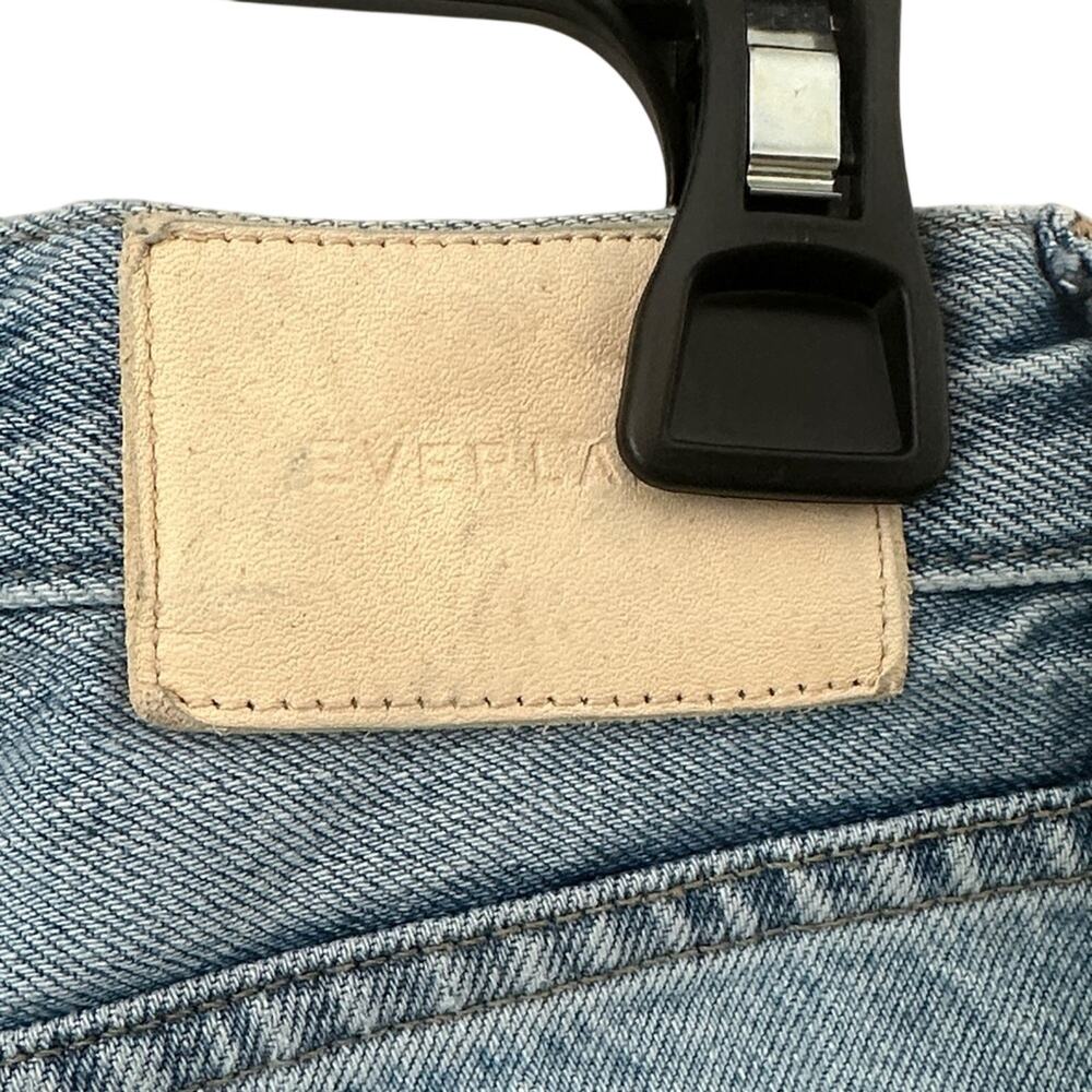 Everlane The Denim Short Womens 23 High Rise Organic Cotton Jean Shorts - Picture 7 of 8